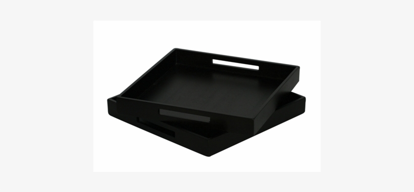 Tray, Black Square 18x18" - Coffee Table, transparent png
