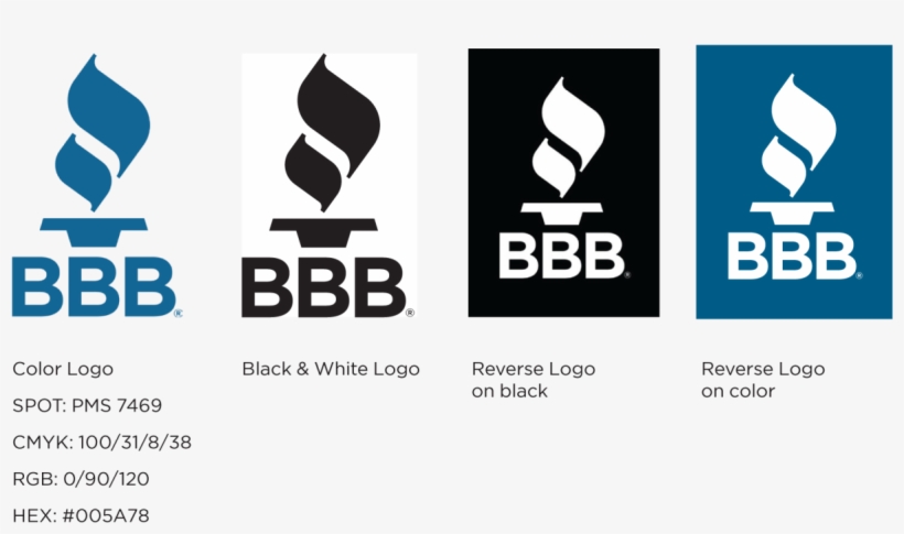 Protected Space Around All Logos - Bbb Logos, transparent png