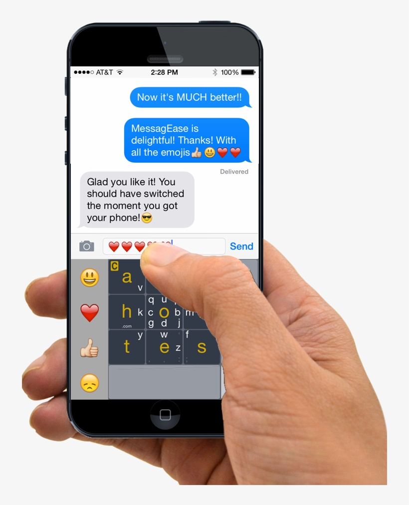 Download Mobile Cell Phone In Hand Png Transparent - Phone In Hand Texting, transparent png