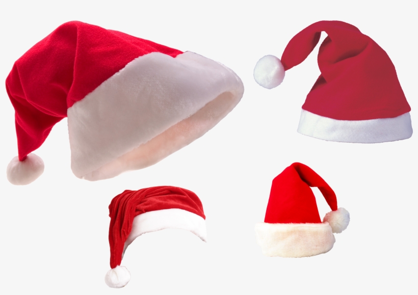 Santa Claus Hat Png - Plush Santa Hat Christmas Gift, transparent png