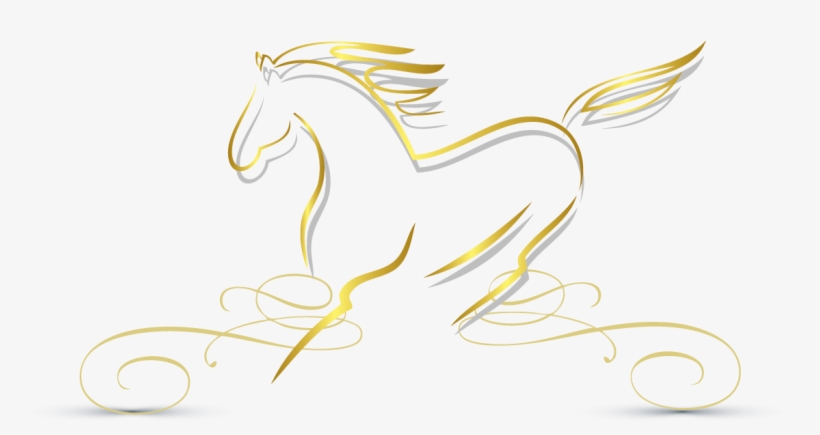 Horse Transparent Gold - Sponsor, transparent png