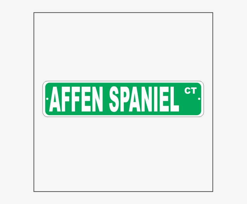 Affen Spaniel Street Sign Afspa-ss1 - Bassa Language, transparent png