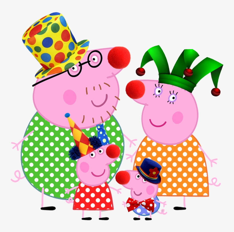 Peppa Pig At The Circus Free Printable Image - Adult's Clown Top Hat, transparent png
