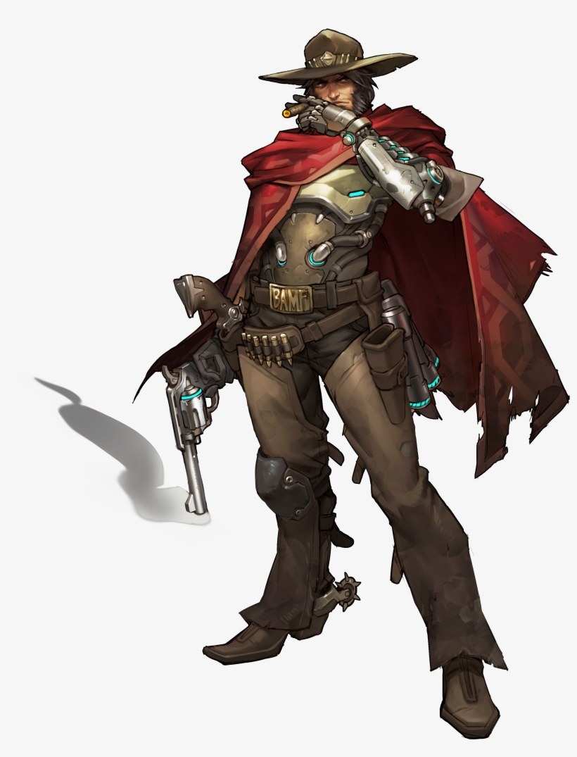 Mccree Overwatch - Mccree Overwatch Characters, transparent png