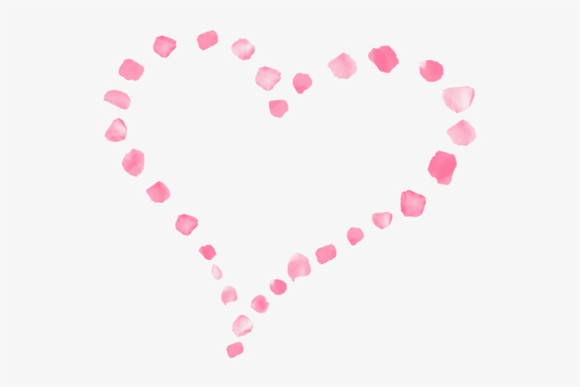 Pink Rose Heart Shape Love Card, Emoji, Abstract, Background - Heart, transparent png