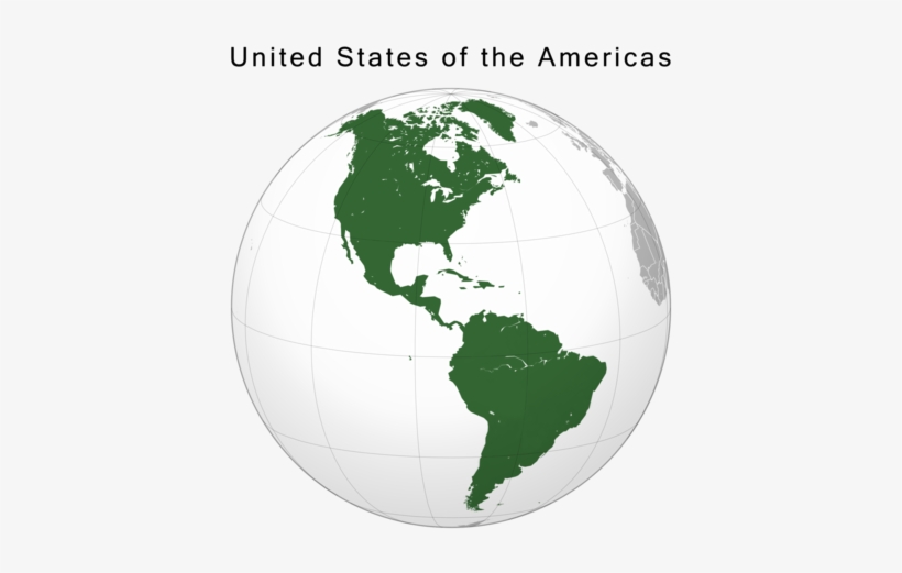 United States Of The Americas Map Hyperpower - Organization Of American States, transparent png
