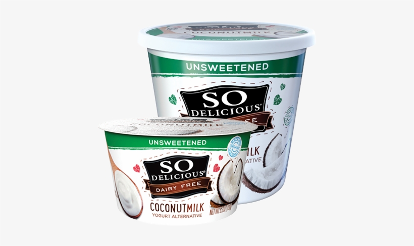 24 Oz Yogurt Alternative - So Delicious Yogurt Unsweetened, transparent png