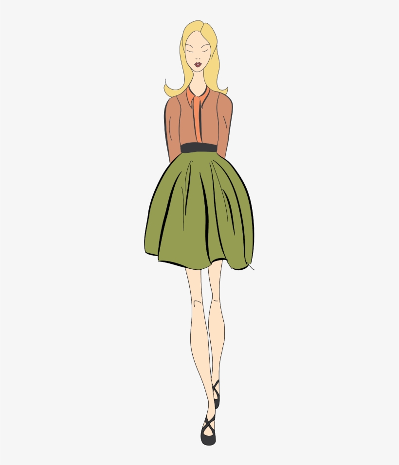 I Experimented With A Different Style For These Fashion - Illustration, transparent png