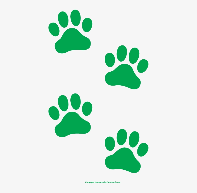 Banner Free Free Prints Green Dog Paw Print Orange 417x723 PNG
