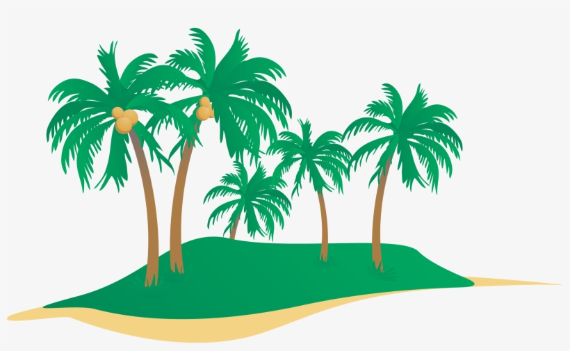 Beach Seaside Resort Clip Art - Coconut Tree Vector Png, transparent png