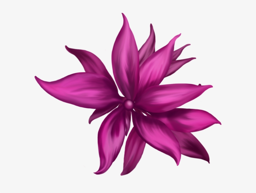 Pink Flower Graphic - Flower 2 Dimension, transparent png