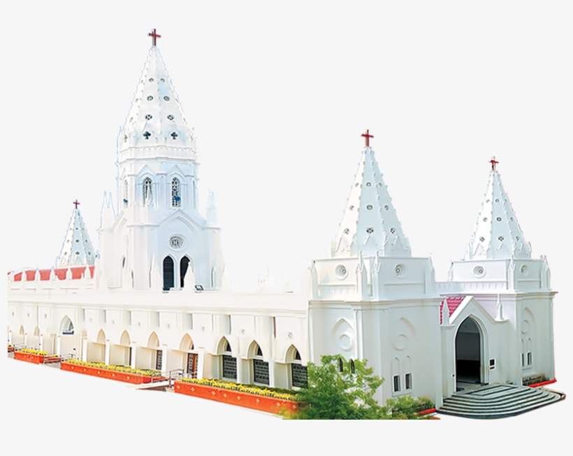 Church - Velankanni Church Images Png, transparent png