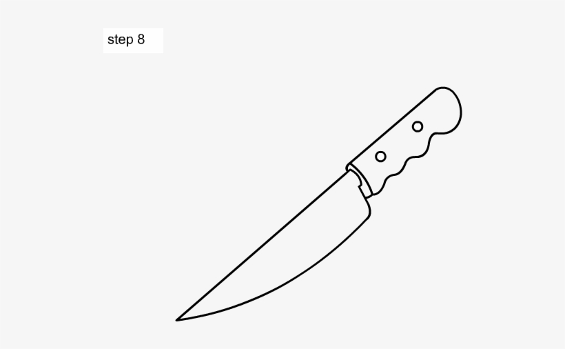 Kitchen Drawing Knife - Drawing, transparent png
