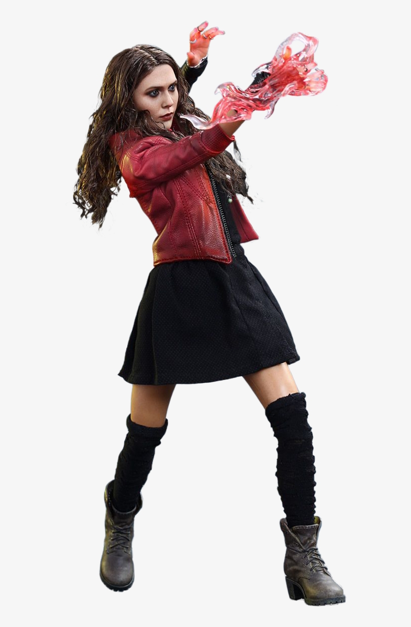 Scarlet Witch Transparent - Hot Toys 1:6 Scale Scarlet Witch Avengers Age Of Ultron, transparent png