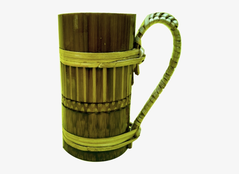 Clannish Brown Bamboo Beer Mug - Beer, transparent png