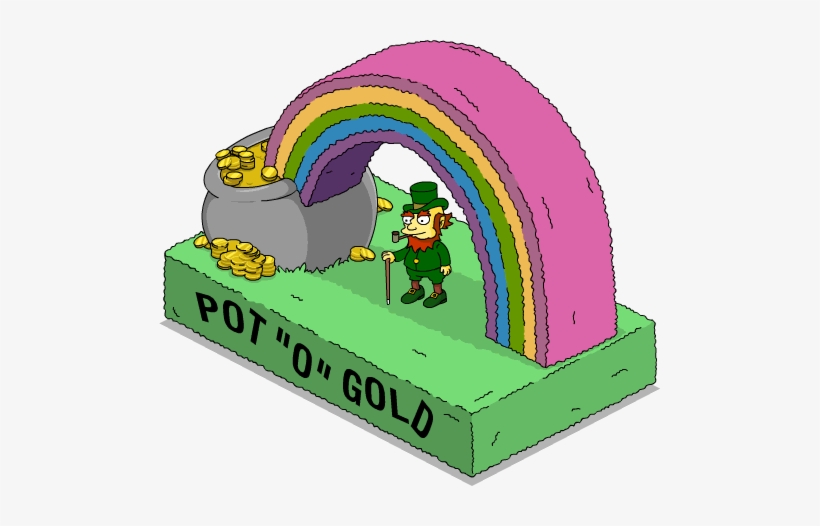 Pot "o" Gold Float Menu - Cartoon, transparent png