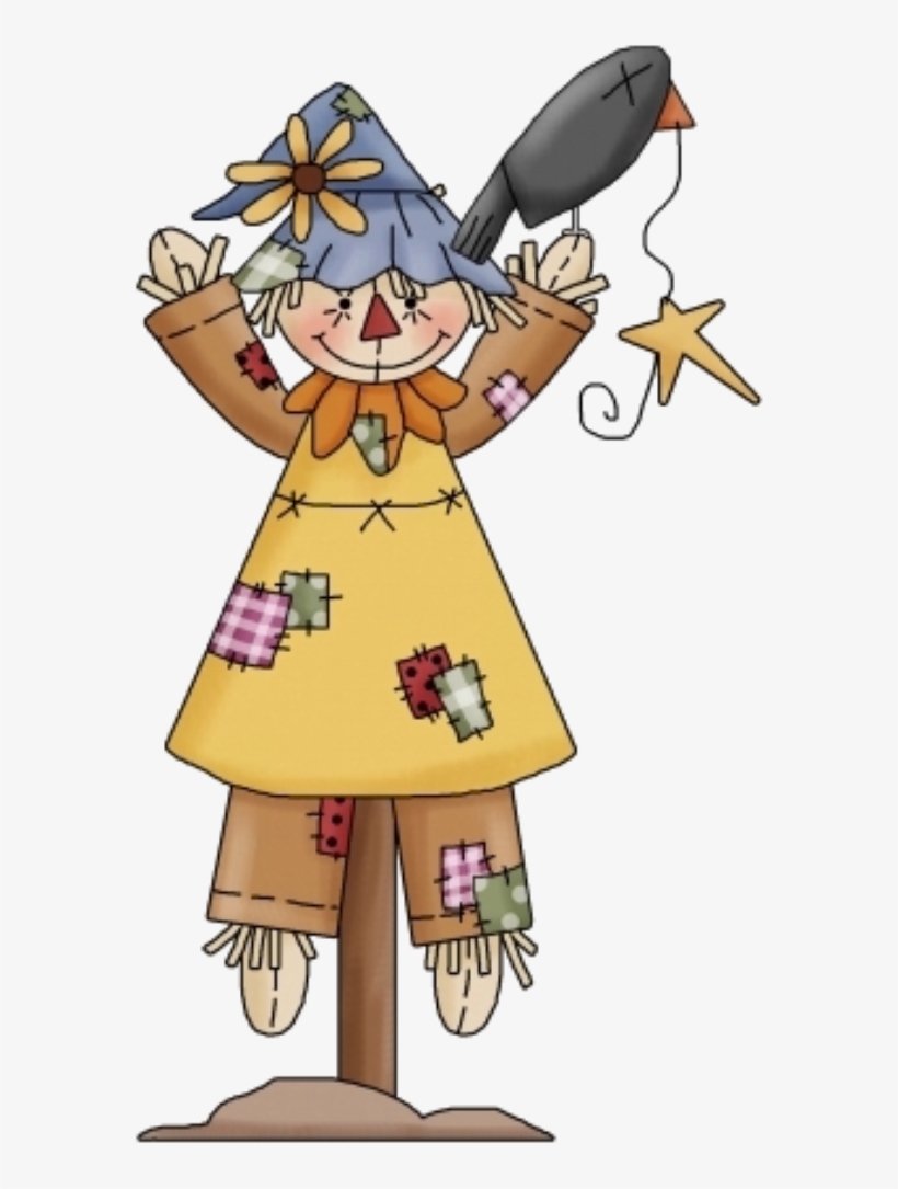 Look In The Nook Graphics And Images Fall Thanksgiving - Girl Scarecrow Clip Art, transparent png