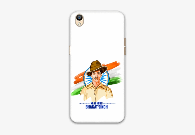 The Real Hero Bhagat Singh Oppo F1 Plus Mobile Back - Mobile Phone, transparent png