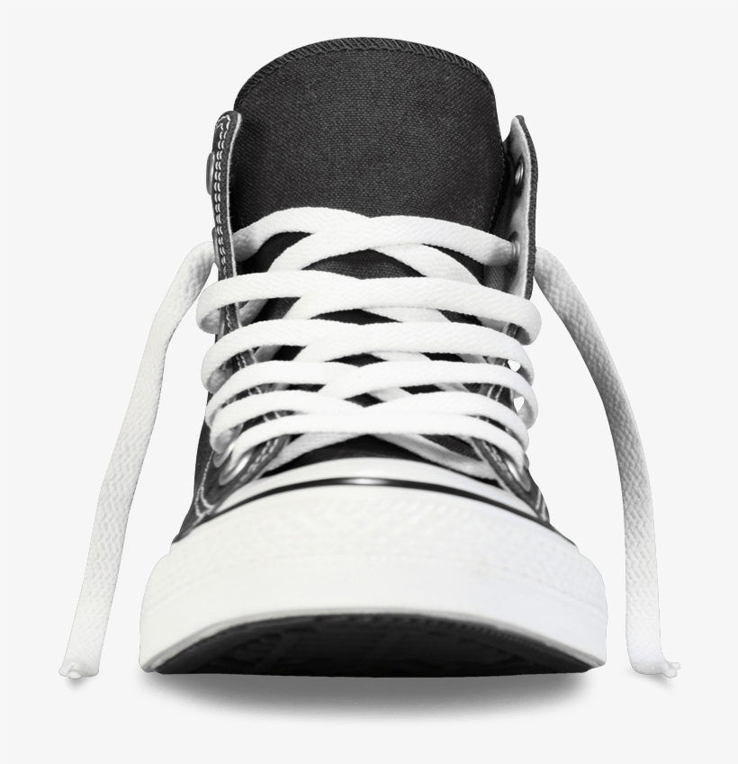 Converse - Converse Chuck Taylor All Stars Hi Kids Shoe - Black, transparent png