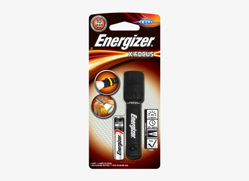 Energizer® X-focus 2aa - Energizer X Focus, transparent png