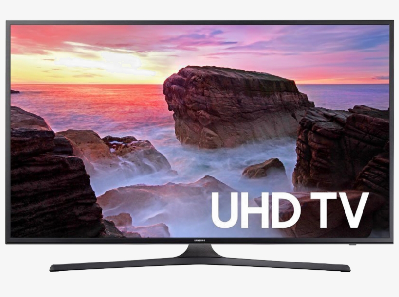 Samsung 50" 4k Hdr Smart Tv W/ Smart Remote, transparent png