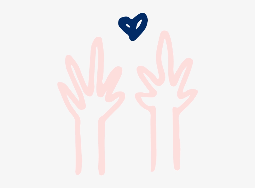 Hands - Heart, transparent png