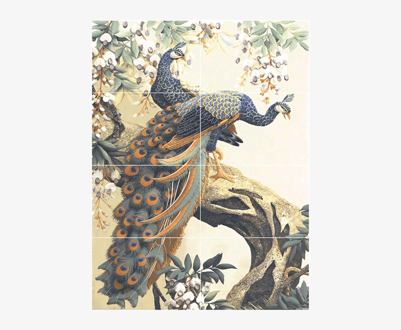 Peacock Poster - Peacock Poster Tiles, transparent png