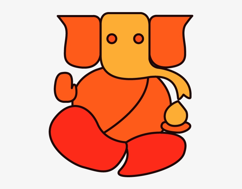 Png Coloured - Ganesha, transparent png