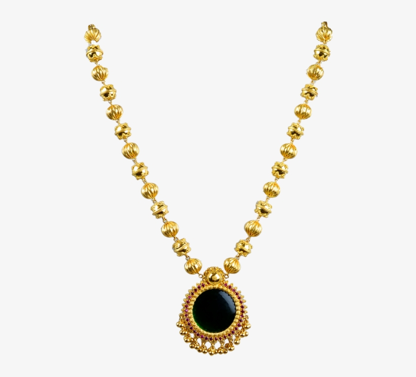 Traditional Gold Necklace Design 0917-12 - Traditional Gold Ornaments Kerala, transparent png