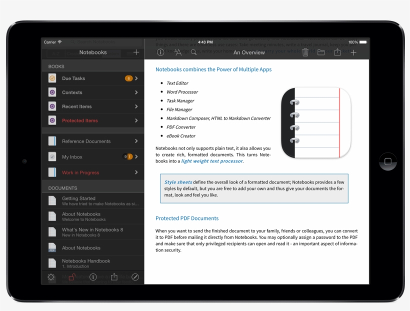 Best Note Taking App For Study - Notebooks 8 Ipad, transparent png