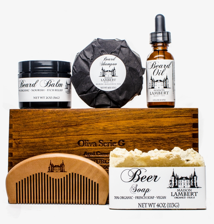 Organic And Handmade In The Pure French Tradition - Maison Lambert Beard Kit, transparent png