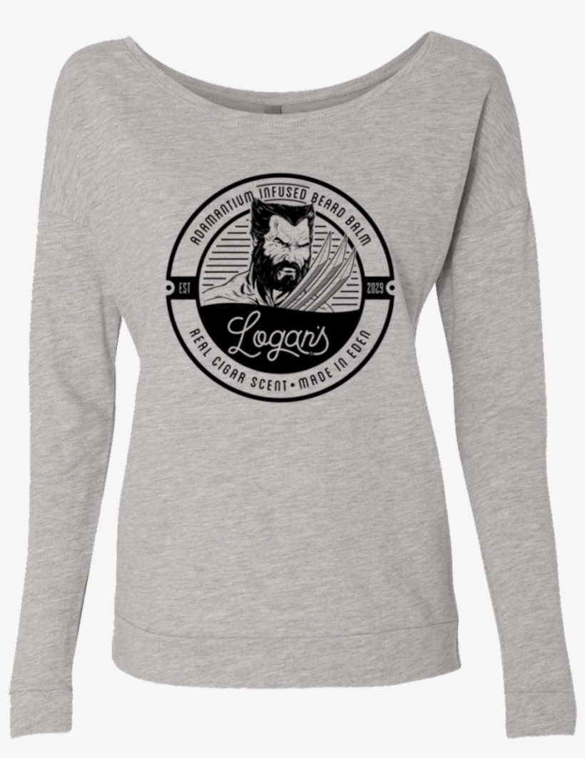 Logans Beard Balm French Terry Scoop - Sweatshirt, transparent png