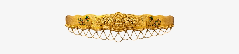 A Beautifully Detailed Kamarbandh Or Waistband Flanked - Kamar Bandh Png, transparent png