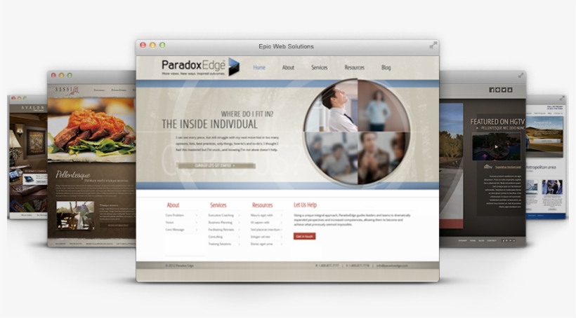 Download Transparent Phoenix Website Design - Web Design - PNGkit