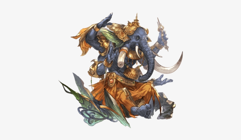 Ganesha Npc - Deus Ex Machina Gbf, transparent png