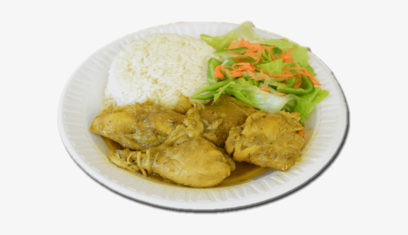 Curry Chicken Dinner - Jamaican Curry Chicken Png, transparent png