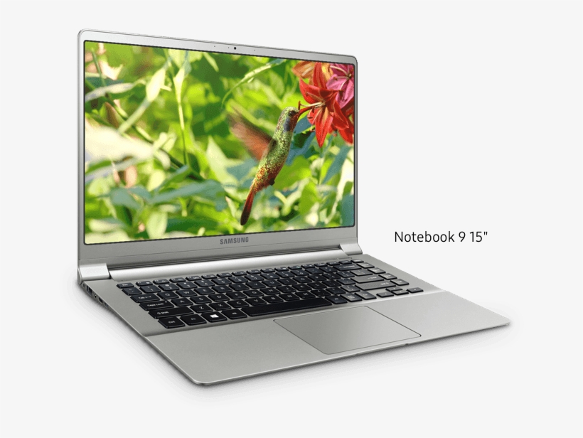 Notebook - Samsung 15" Notebook 9 (silver), transparent png