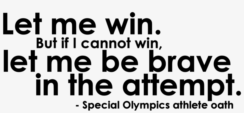 Stuning Special Olympics - Special Olympics Quotes, transparent png