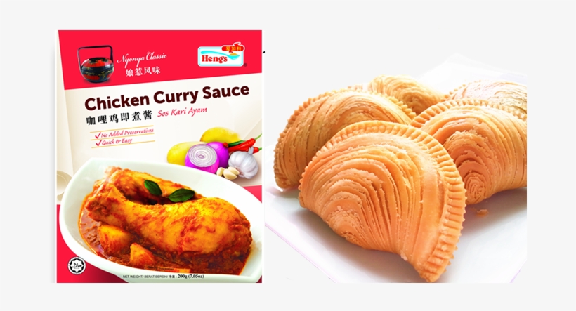 Nyonya Curry Puff - Heng's Heng's Kapitan Curry Sauce, transparent png