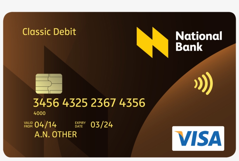 Atm Card Png Clipart - National Bank Atm Card, transparent png