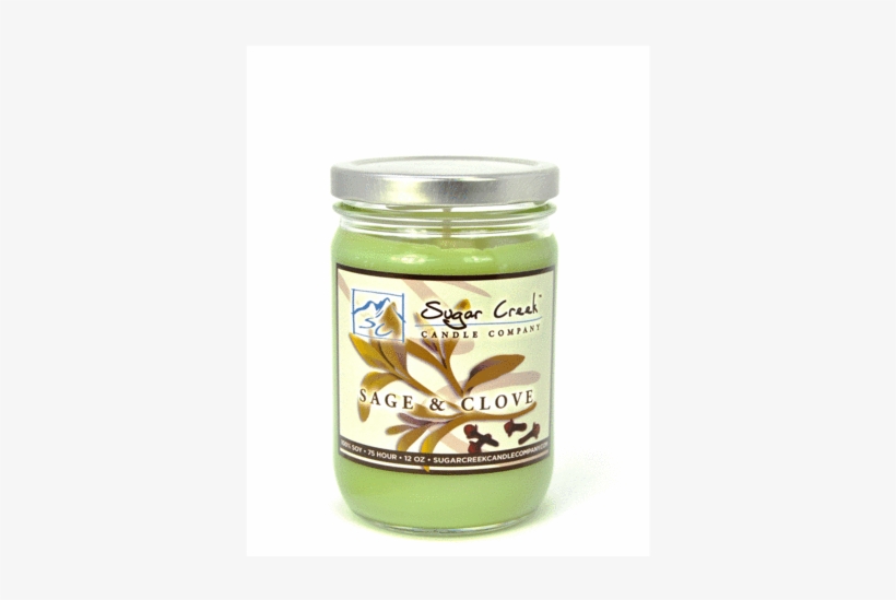 Sage & Clove - Sugar Creek Candles. Eucalyptus Natural Stress Relief, transparent png