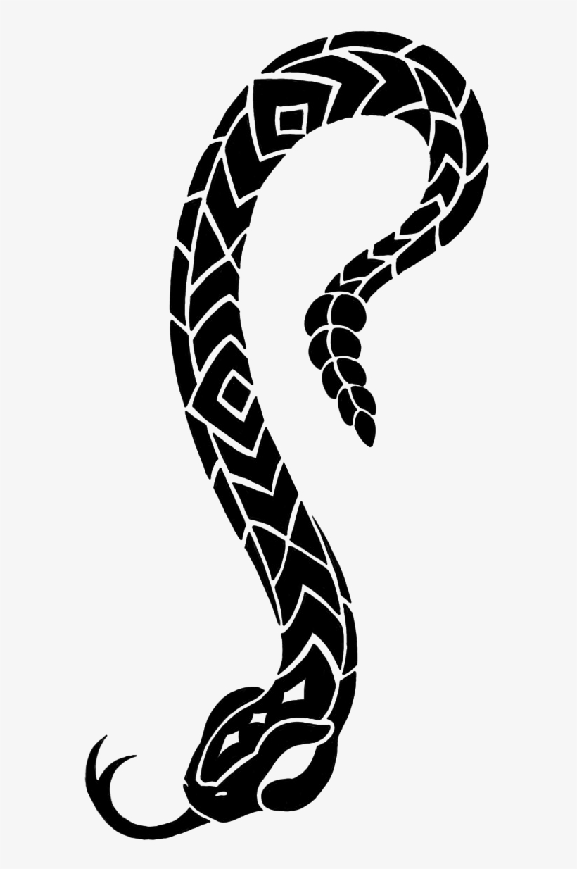 Snake Tattoo Png Image Transparent - Tribal Snake, transparent png
