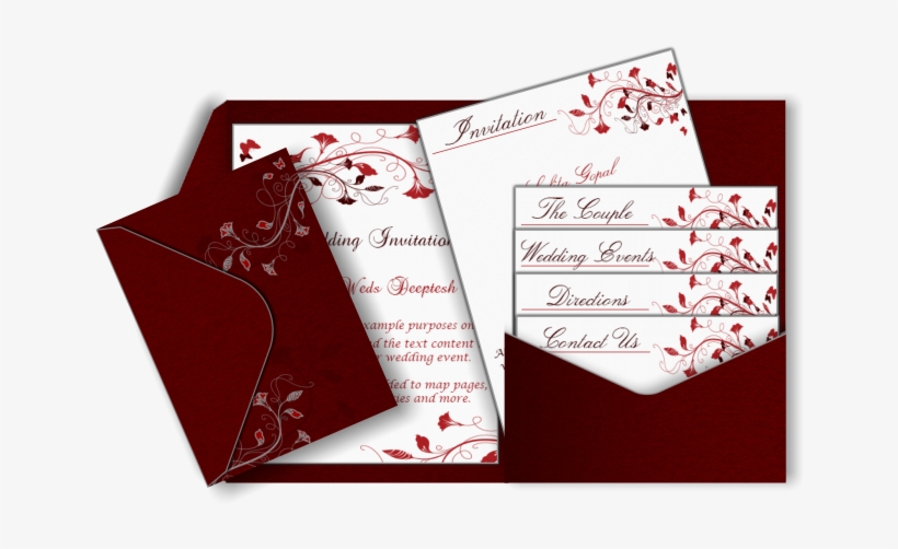 Click - Wedding Invitation Card Png, transparent png