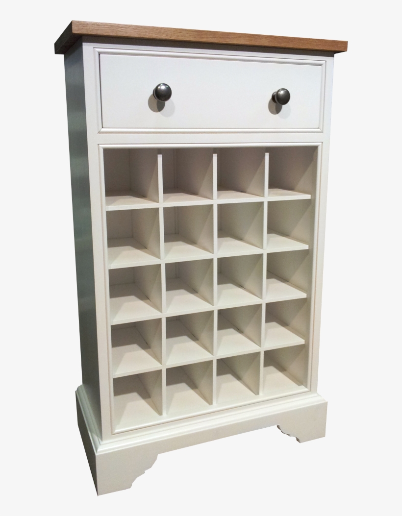 Winerack Painted Furniture White - White Painted Wine Rack, transparent png