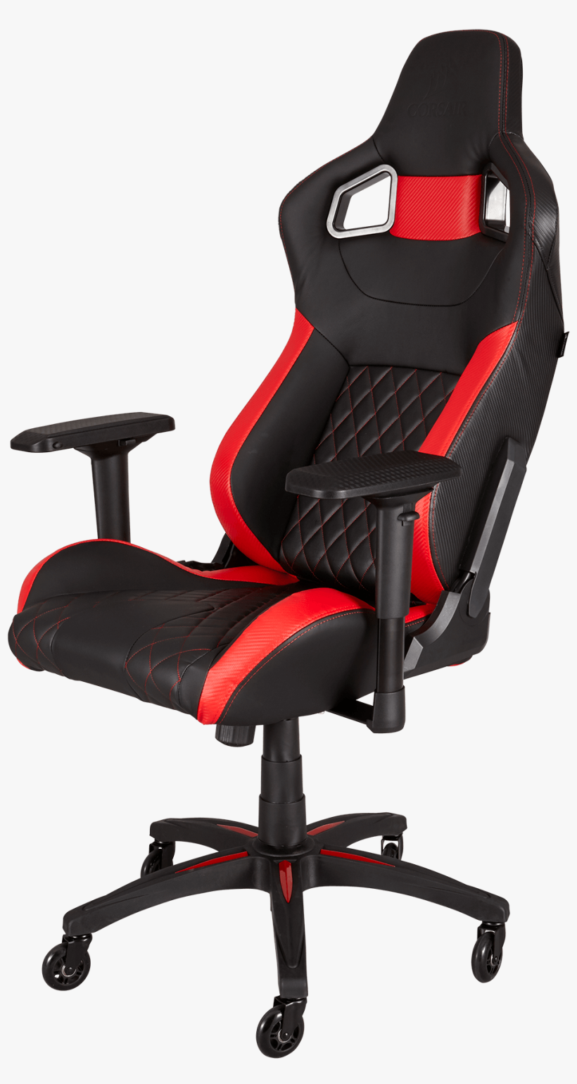 If You Decide To Utilize A Counter Height Table As - Corsair T1 Race Gaming Chair (black & Red), transparent png