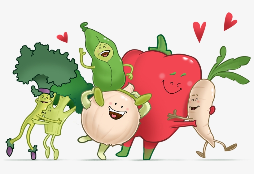 Meet Our Veggie Heroes - Veggie Soup Cartoon Png, transparent png