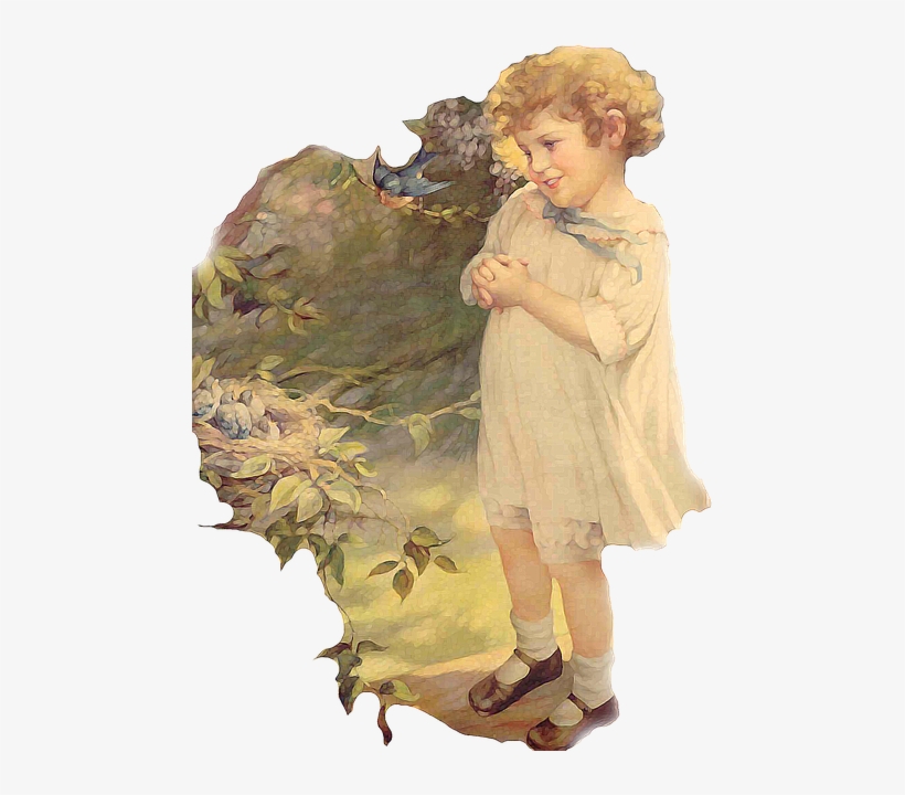 Free Image On Pixabay - Girl Vintage Painting, transparent png