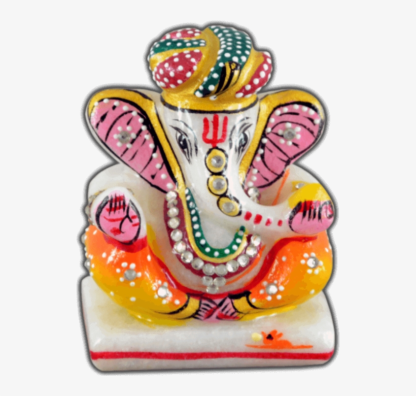 Tg-marble Pagdi Art Ganesh - Art, transparent png