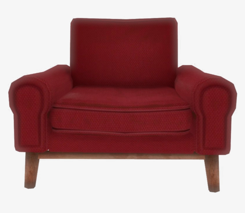 Fo4vw Clean Red Armchair - Wiki, transparent png