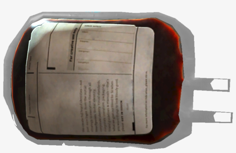 Blood Pack - Poche De Sang Png, transparent png